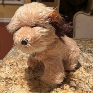 Vintage 1978 "Benji" Dog Plush Mulberry Square Dakin With His Name Metal Tag 10"